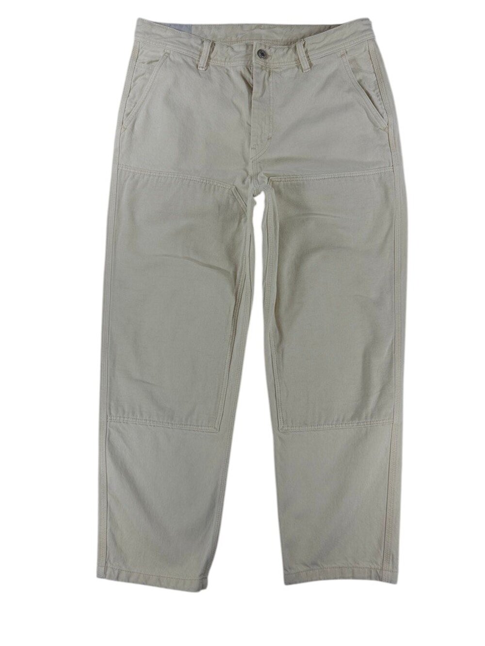 Men's H&M Loose Fit Workwear Utility Pants Size 36x32 Beige